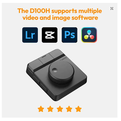 Ulanzi D100H Creative Dial Controller Bluetooth Video Editing Console