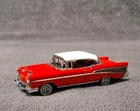 Dinky Vintage Vehicles 1957 Chevy Bel Air Sport Coupe 1:43 Red White Top DYG-02