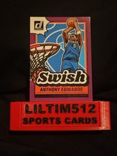 2024-25 Panini Donruss - Swish Anthony Edwards #18 Press Proof Purple