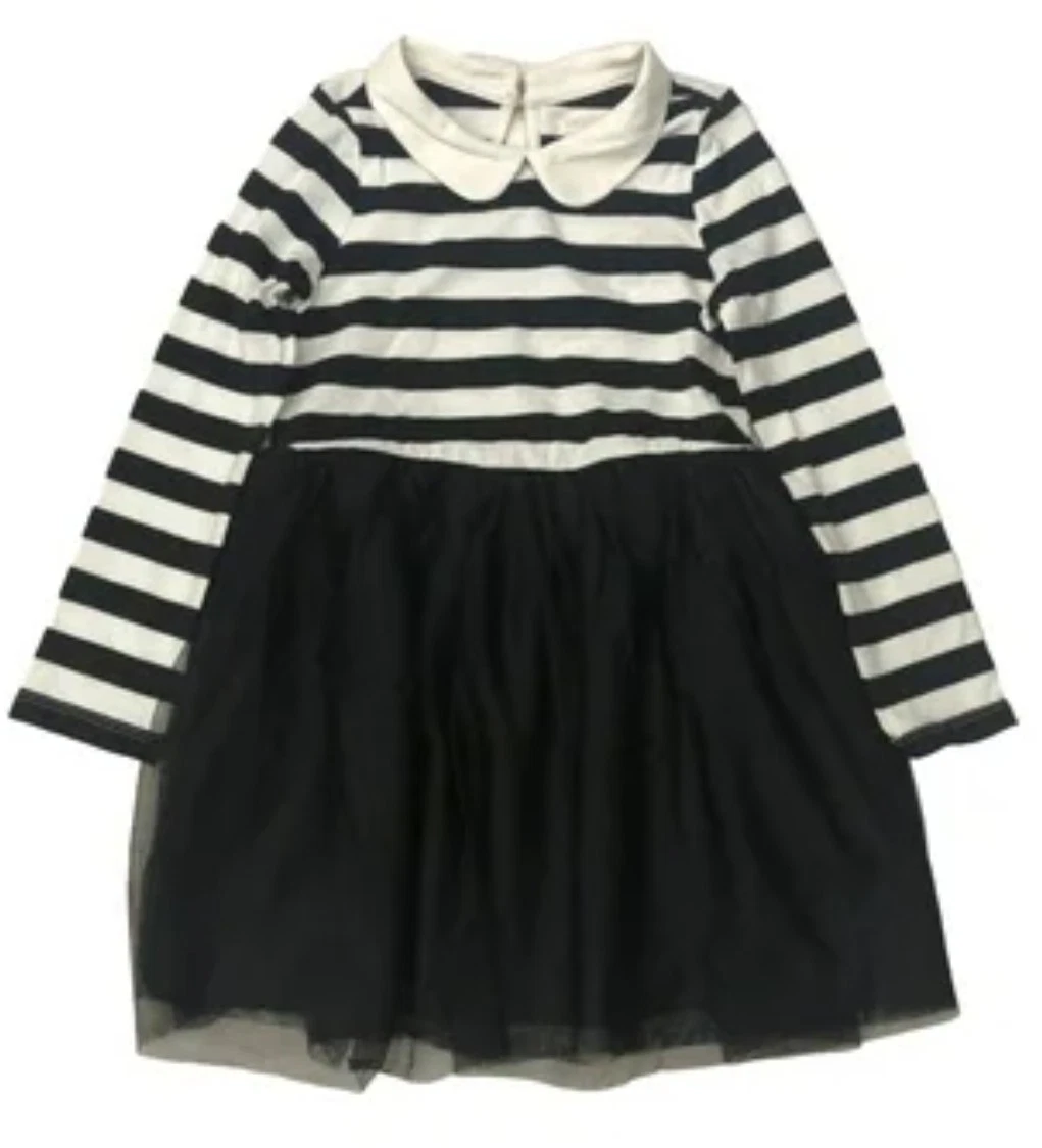 Long Sleeve Skater Girl Black Dresses for Girls for sale | eBay