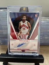 2021-22 Panini Chronicles Hometown Heroes Rookie Auto Justin Champagnie #HHR-JCH