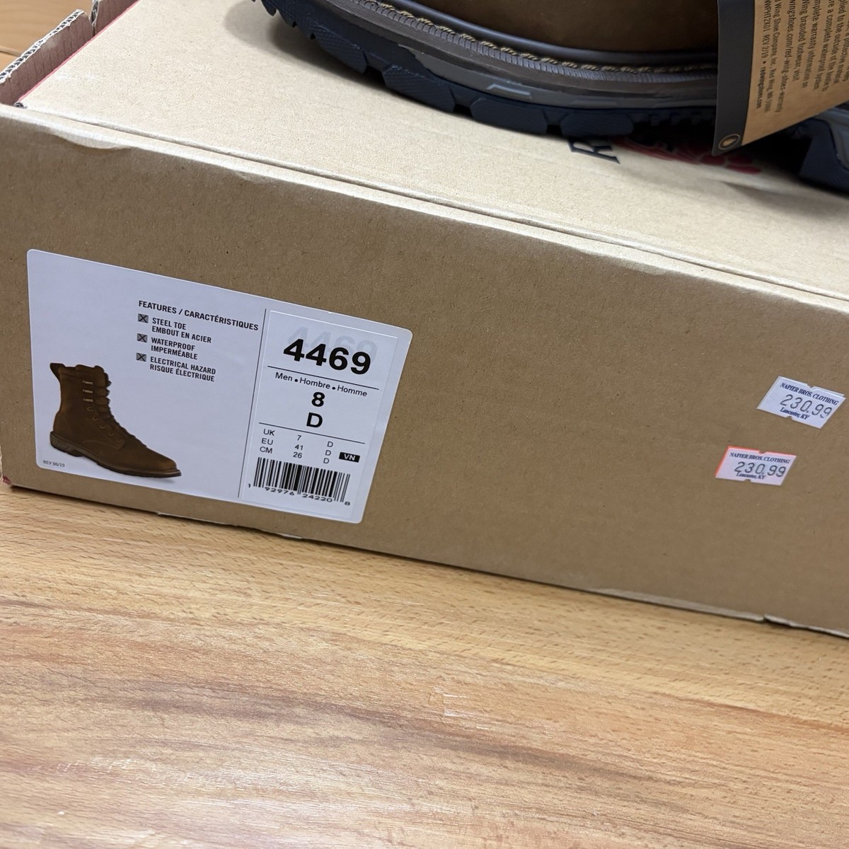 Red Wing 4469 Rio Flex Steel Toe Waterproof Brown Leather Work