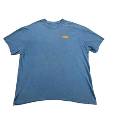 AFTCO Marlin Fishing T-Shirt Men’s XXL Blue Graphic Tee Short Sleeve