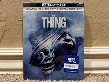 THE THING (1982) Best Buy Exclusive 4K UHD + Blu-ray Steelbook OOP JohnCarpenter