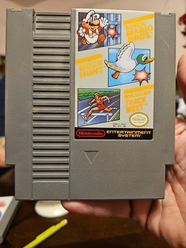 Super Mario Bros Duck Hunt Track and Field Used Nintendo Game