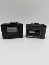 LOT OF 2 Vintage Sony WM-A12  WM-FX42 Cassette Walkman