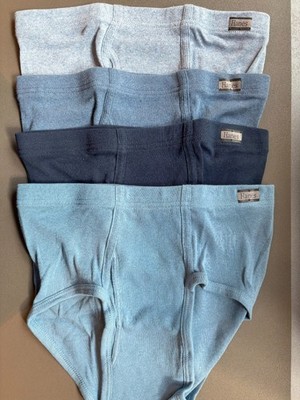 Hanes Mens Underwear 4-Pack Brief Slip M Medium Cotton Herren Unterwäsche