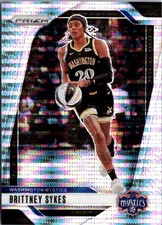 2024 Panini Prizm WNBA Pulsar Prizm /499 Brittney Sykes #80 Washington Mystics