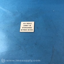 ACA Module Cannot Be Interchanged Between Devices Text Plate FNIP