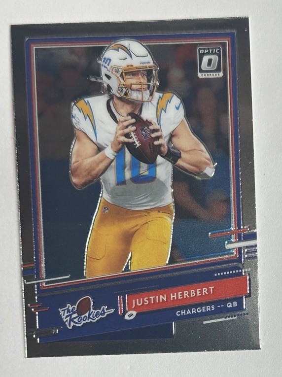 2020 Donruss Optic The Rookies Justin Herbert Rookie #TR-JH
