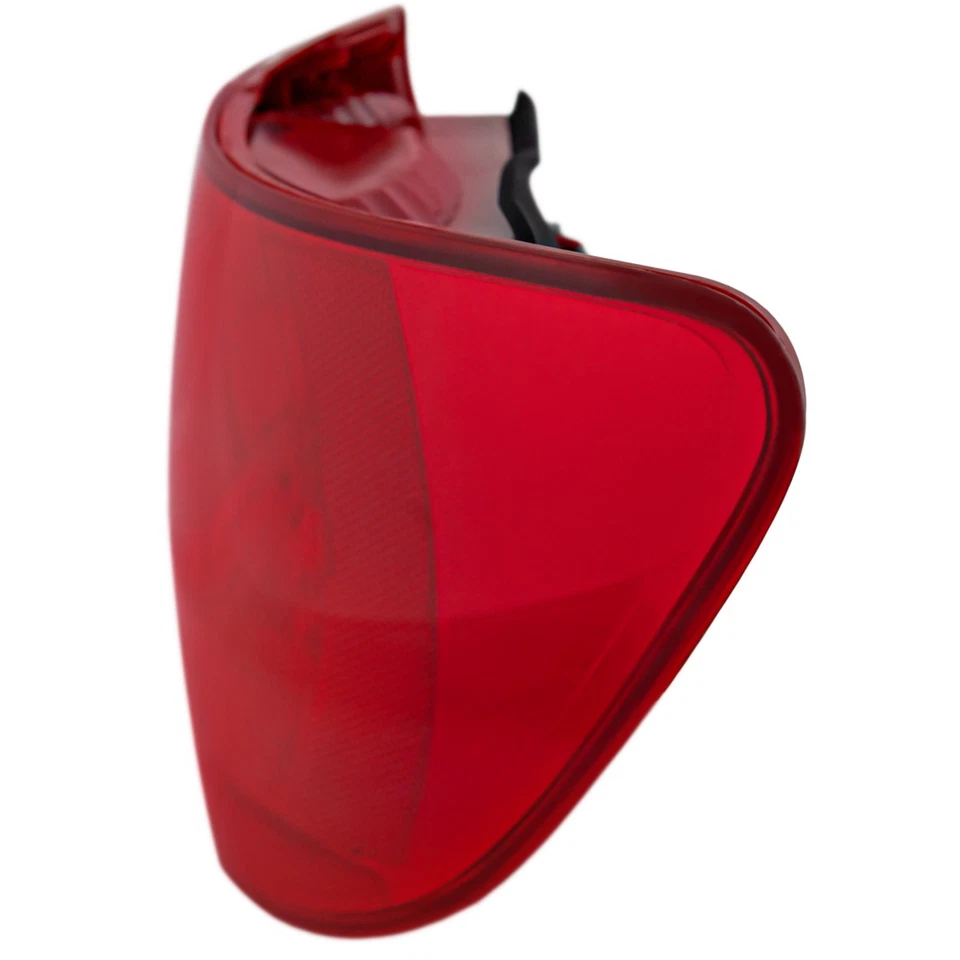 Lanterna traseira de halogênio para 2006-2011 Kia Rio Sedan lente direita transparente/vermelha com lâmpadas CAPA - Imagem 2 de 4