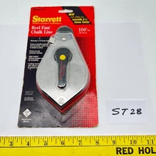 L.S. STARRETT  SACL 100 Reel Fast Chalk Line - NOS Original Packaging Machinists