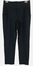 Denim  Co. Active Duo Stretch Ankle Pants Black Sz Small A690965 Women CB1V