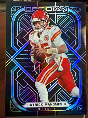 Panini Obsidian 2021 Patrick Mahomes II Chiefs #48 Serial Numbered 091/100
