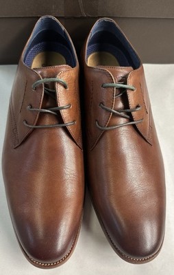 Florsheim Flex Plain Toe Brown Solid Oxford Dress Shoe Men  display picture 1