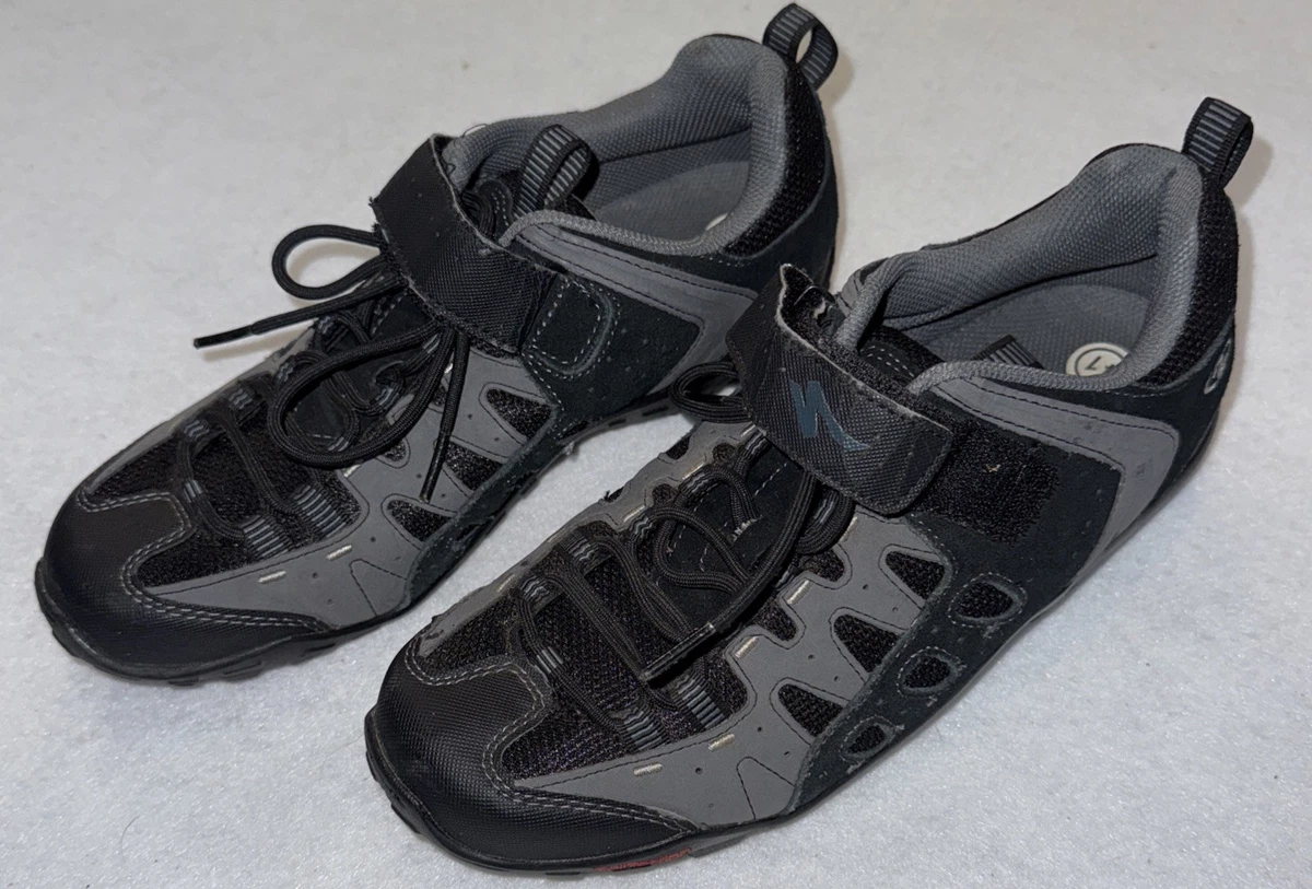 Chaussures Vélo Route Femme Specialized Riata - Taille EU 39 / US 8 - Noir Et Jaune - Occasion