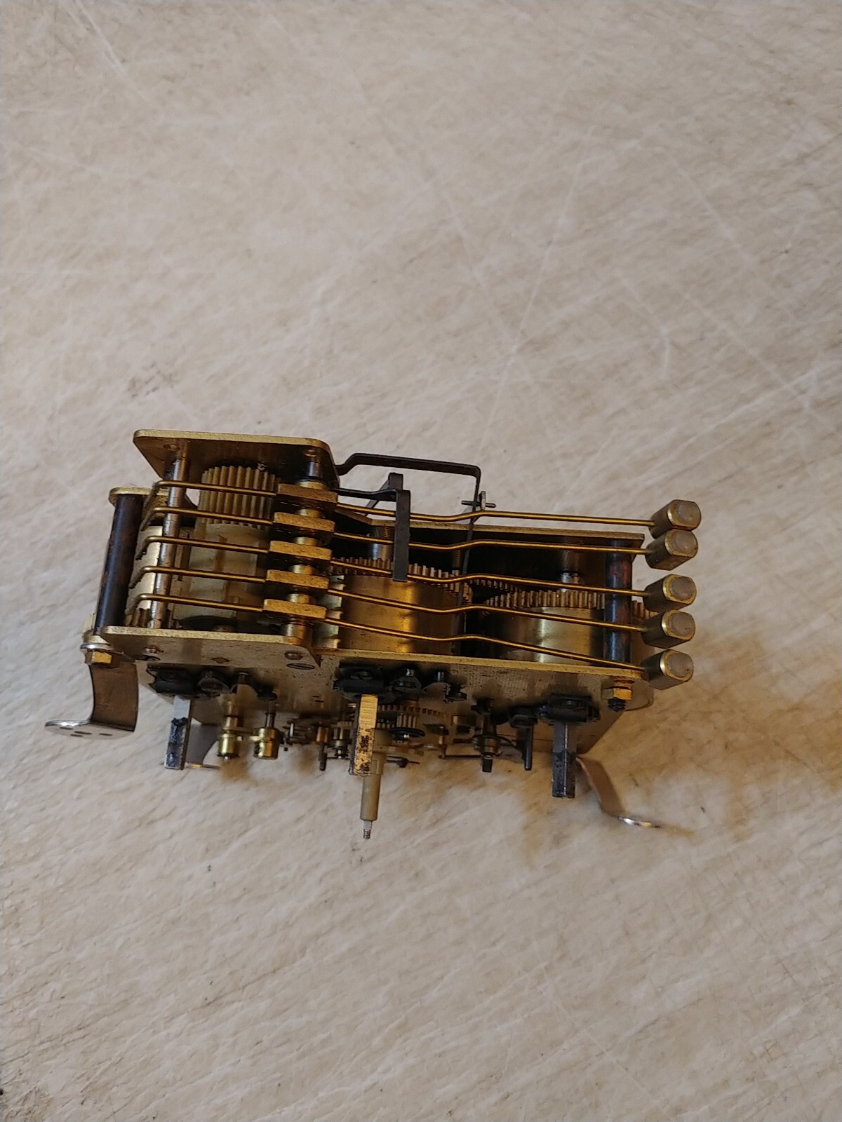 ELGIN CLOCK CO. WESTMINSTER CHIME MANTLE CLOCK MOVEMENT 351020 eBay