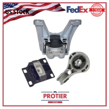 Engine & Trans Mount Set 3PCS For Ford Passenger Car Focus L4 2.0L 122ci