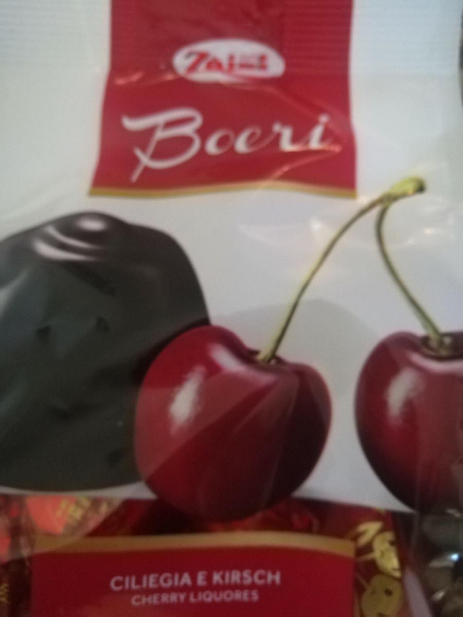 ITALIAN CHERRY LIQUEUR CHOCOLATES 150g BY ZAINI BOERI FREE POST