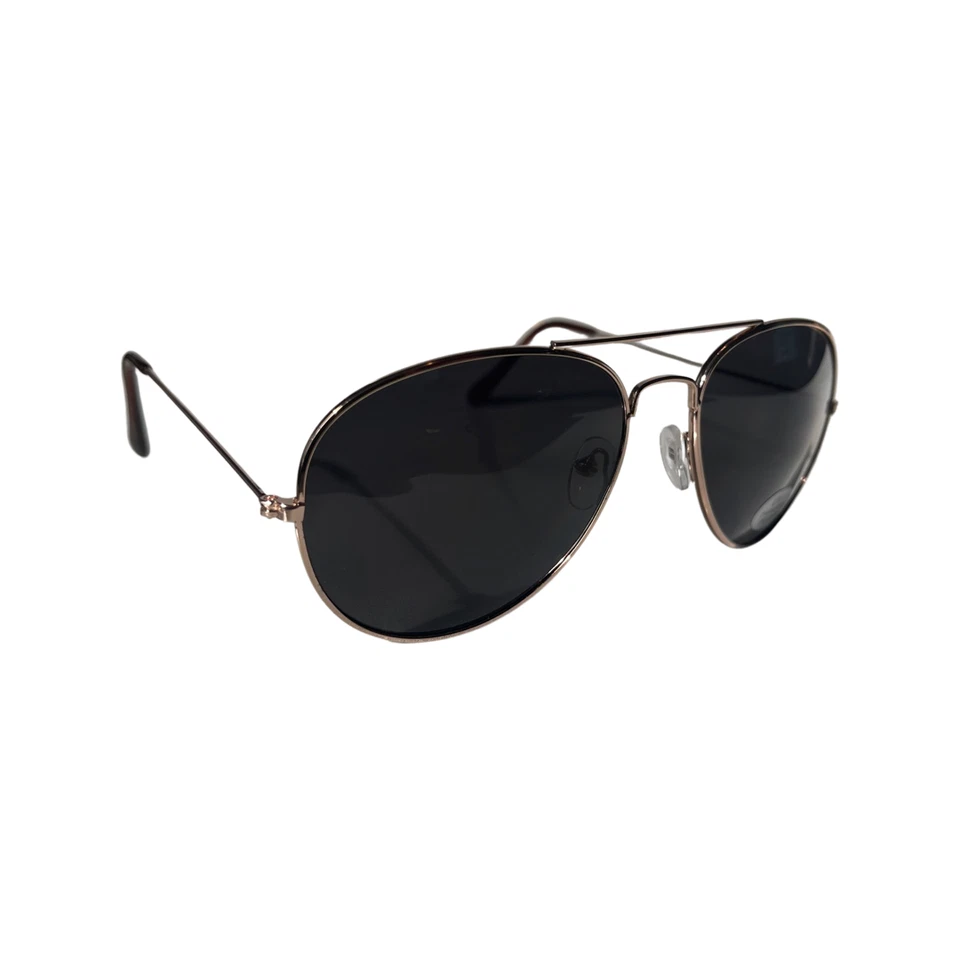 Dark Smoke Lens Top Gun Maverick 金色框架飞行员太阳镜飞行员 — 第 2/3 张图片