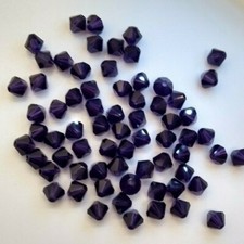 12pc Swarovski Crystal Purple Velvet 6mm Bicone 5328 Beads