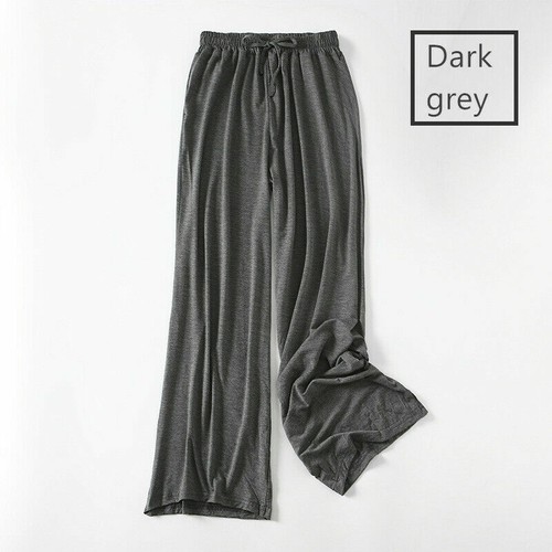 Womens Wide Leg Palazzo Pants Modal Trousers Pajamas Drawstring Loose Yoga Soft - Picture 8 of 20