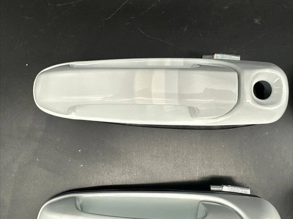 Комплект из 4 ярко-белых дверных ручек для 02–08 Dodge Ram 1500 F и R PW7 - Изображение 3 из 4