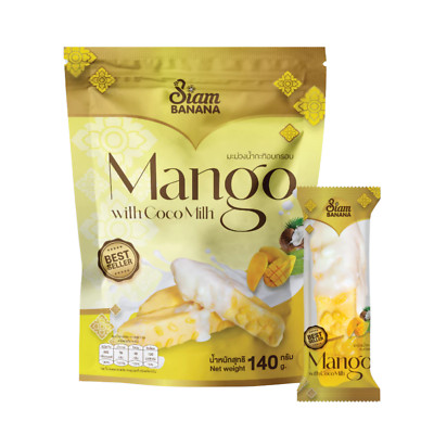 CRISPY MANGO WITH COCONUT MILK   Traditional Thai Dessert | 140g Bag