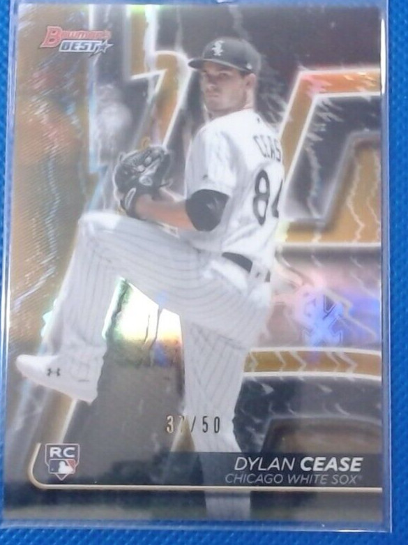 2020 Bowman's Best Dylan Cease Gold Refractor /50  #52 RC