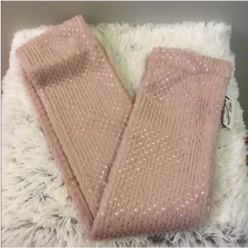 Apt 9 Women’s Peachy Pink Infinity Scarf with Silver Foiled Dots