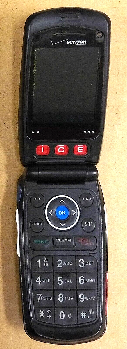 UTStarcom CDM8630VW Coupe - Black and Blue ( Verizon ) Cellular