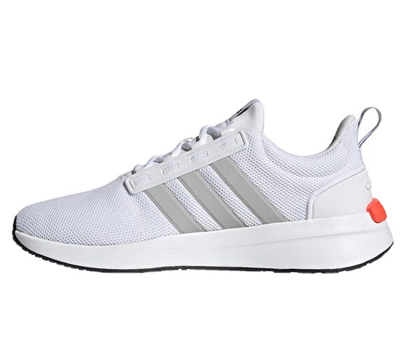 Adidas Racer TR21 Wide Fit Running Shoes Mens White Size UK 9