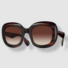  416 Oliver Peoples Eyewear Women's Red Square Sunglasses Shades Size 52-24-145