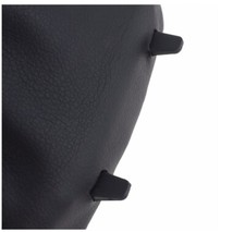 Cuffia Cambio E Freno A Mano In Vera Pelle Per Opel Astra G (1998-2004) - Colore Nero Blu - 3