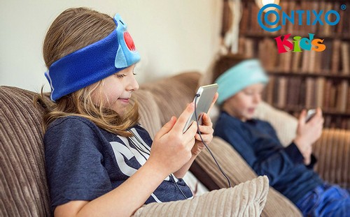 Auriculares internos de vellón suave Contixo H1 para niños diseño animal auriculares cálidos - Imagen 44 de 75