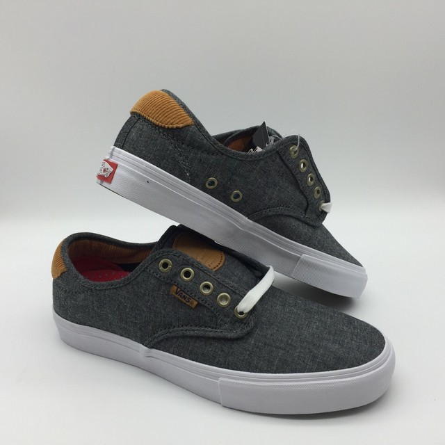 vans chima pro cord chambray skate shoes