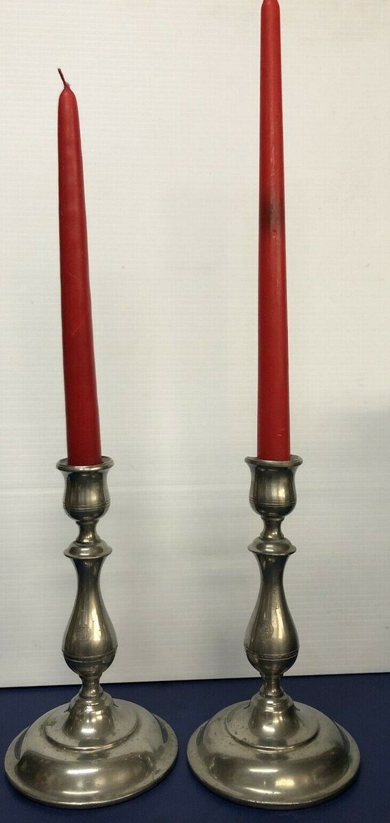 Pair Of Dupont Stieff Pewter CandleStick ATC P114-23 | eBay Pair Of Dupont Stieff Pewter CandleStick ATC P114-23 | eBay