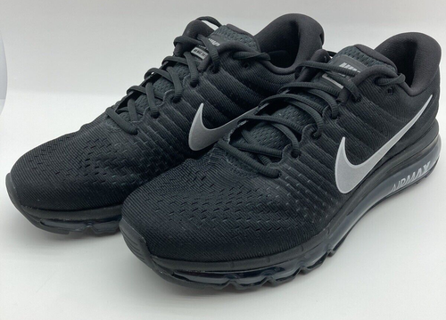 Nike Air Max 2017 Low Triple Black 849559-004 Uomo Taglia 10 - Foto 2 di 9