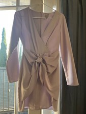 ASOS SZ 4 FAUX WRAP KNEE DRESS