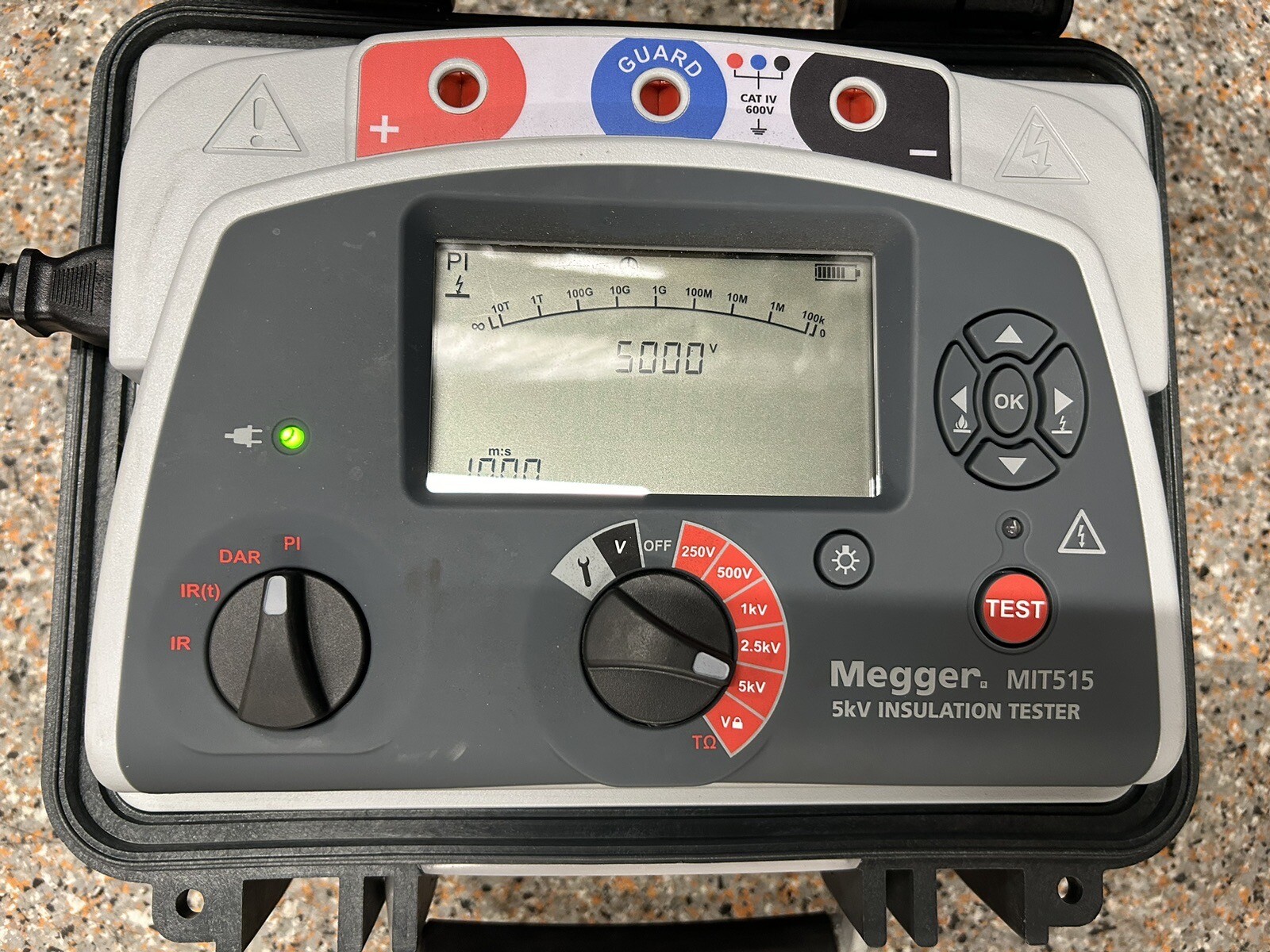 Megger MIT515 5kV Voltage Insulation Resistance Tester eBay