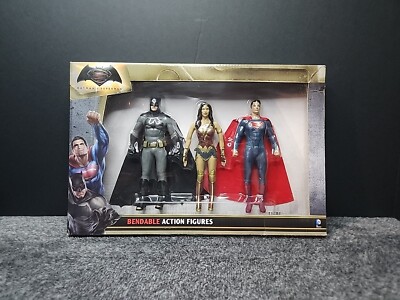 NJ Croce Batman Vs Superman Action Figure Boxed Set, Multicolor, 8'' Figures 
