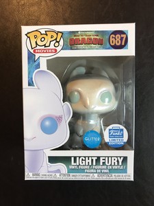 light fury funko pop glitter
