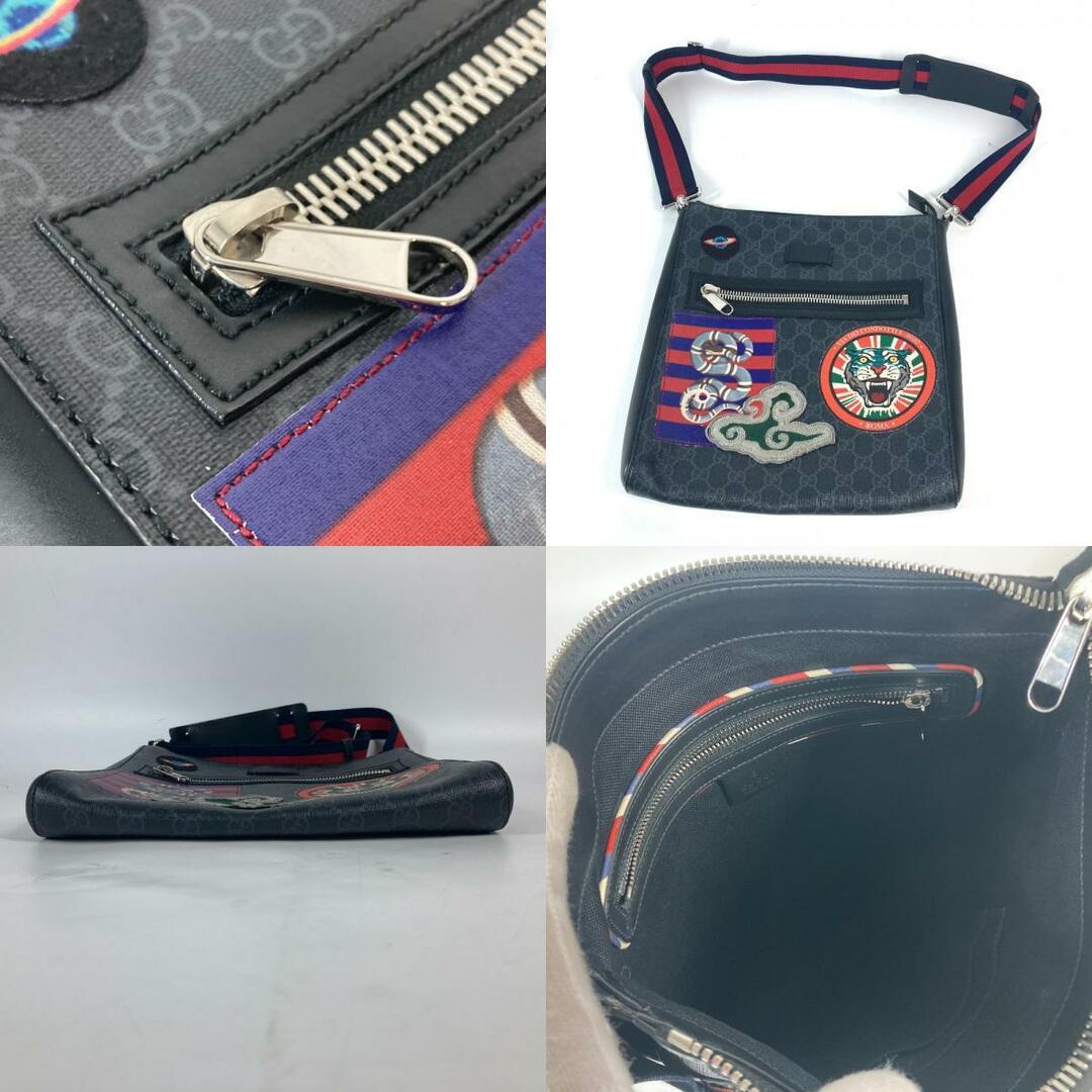 Gucci Courier 474137 Gg Snake Tiger Patch Crossbody Bag Gucci Courier 474137 Gg Snake Tiger Patch Crossbody Bag