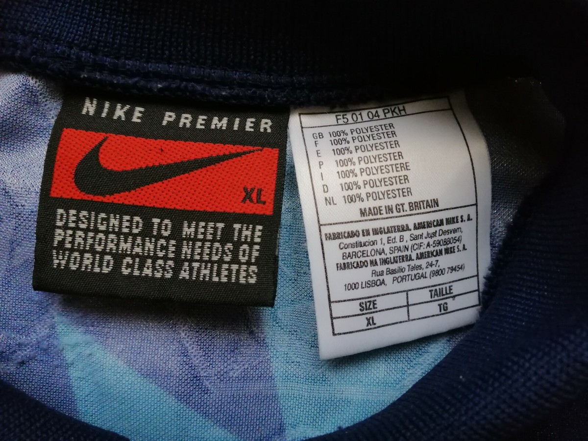 Arsenal London 1995 - 1996 away football shirt jersey Nike Arsenal London 1995 - 1996 away football shirt jersey Nike