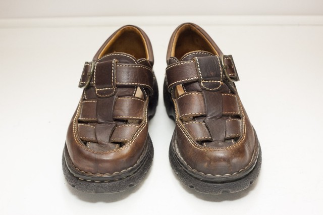 BORN Women's / Girl's 6 Brown Leather Fisherman Sandals B6249 | eBay