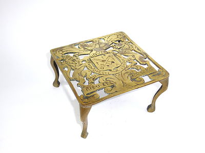 Bronze Coaster Honi soit qui mal y pense England 19th Century Garter Order