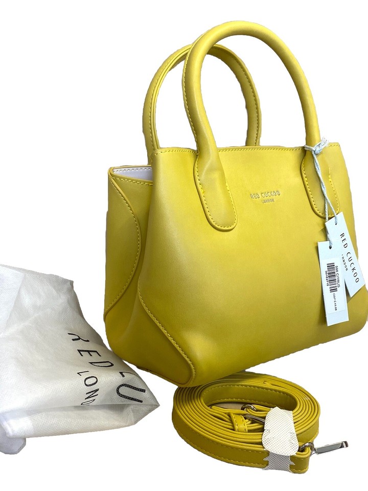 A FANTASTIC SELLING BAG AND DESIGN BY RED CUCKOO “ CITRUS YELLOW” GRAB
