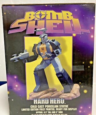 Transformers Hard Hero BOMBSHELL Statue G1 Cold Cast Porcelain 650 