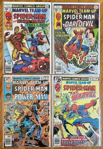 MARVEL TEAM-UP #7-150 HUGE 76 ISSUE RUN LOT Spider-Man Bronze Copper Age VG/VF - Picture 14 of 23