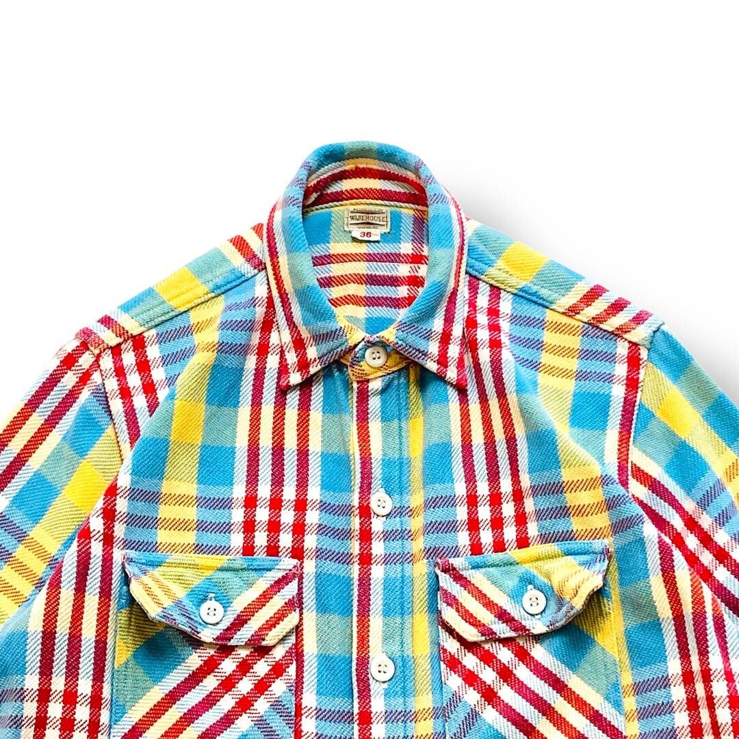 WAREHOUSE / WESTERN SHIRTS/40/コットン/マルチカラー/チェック Warehouse Cotton Western Check Shirt Size 36 Multicolor From Japan